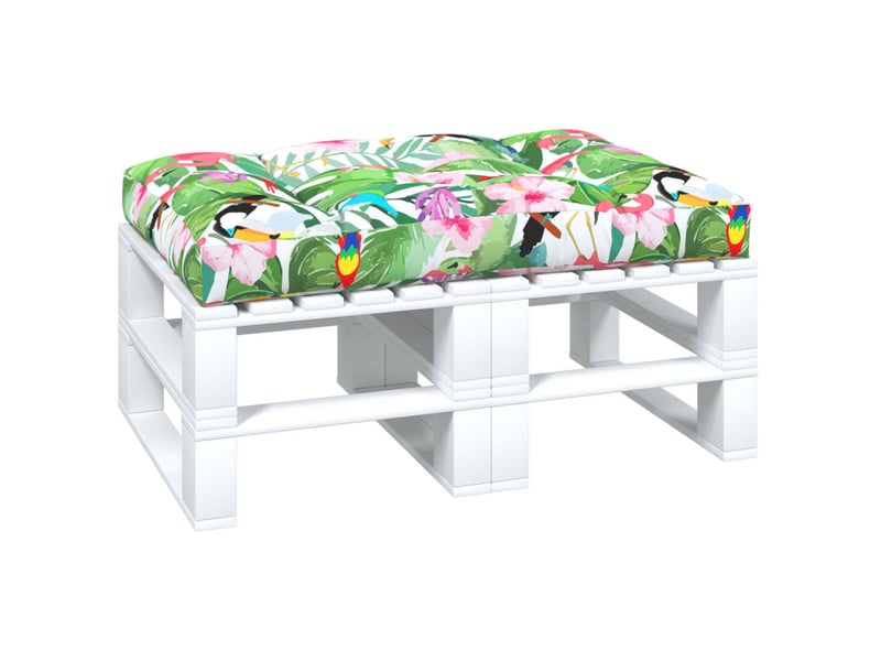  Coussin de palette, coussin de chaise, coussin de canapé multicolore 120x80x12 cm tissu cf55399  - Conforama C