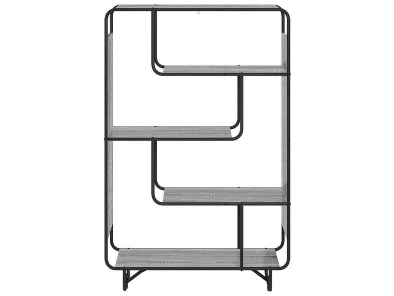  Buffet haut, buffet de rangement sonoma gris 93.5x37.5x144 cm bois d'ingénierie  - Conforama C
