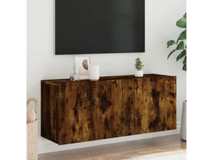 Meuble tv coloris marron 100 cm <strong></strong>  <strong></strong>
