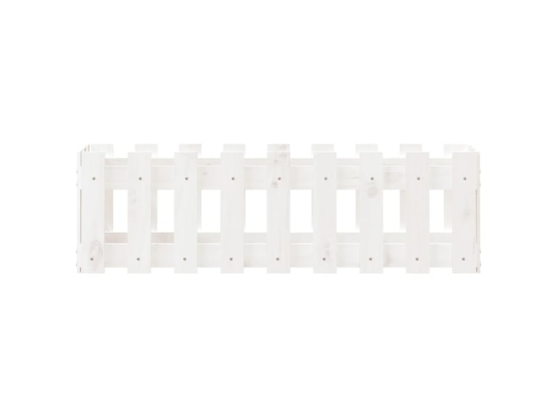  Jardinière - lit surélevé de jardin design de clôture 100x30x30cm pin massif  - Conforama E