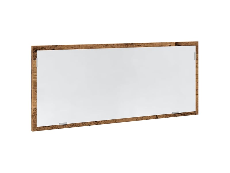  Miroir de salle de bain, miroir de toilette à led vieux bois bois d'ingénierie cf62521  - Conforama D