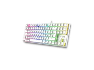 Clavier gaming mecanique tkl rouge cherry linear rgb dynamique 20 modes blanc anti-ghosting 26 touches