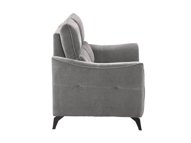  Canapé 2 places fixe tissu waterproof gris - garios GARIOS - Conforama E