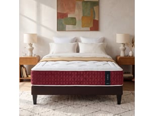 Matelas 200x200 cm <strong>MAISON AUBERTIN</strong>  <strong>3MA506.2020</strong> Ressorts ensachés + mousse soutien Ferme épaisseur 30 cm