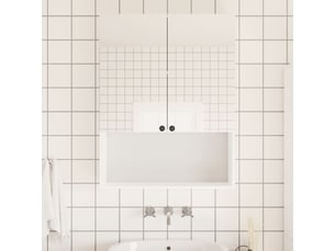 Lot de 2 films de miroir auto-adhésive 60x200 cm pet cf62674