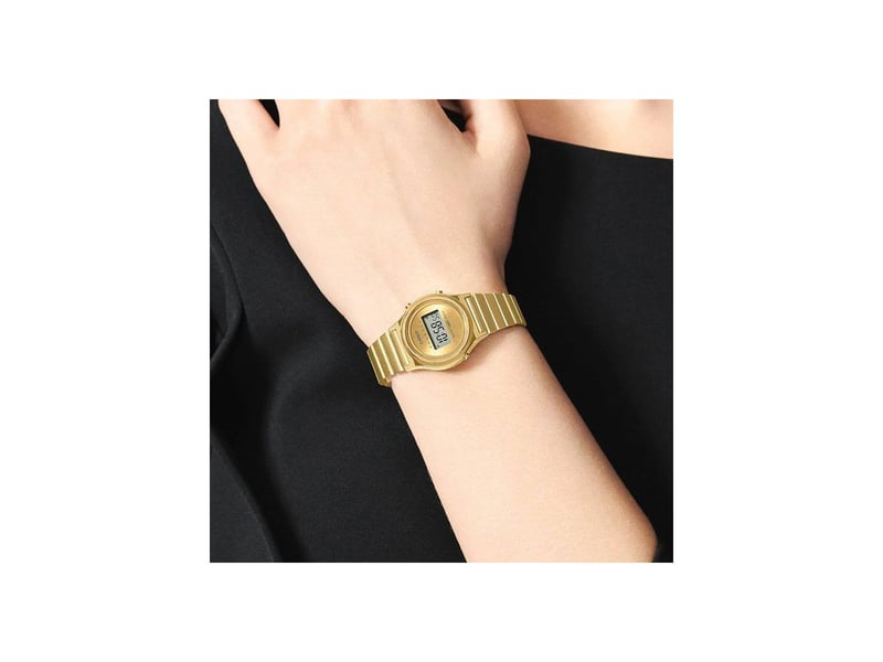  Montre casio vintage la700weg doree digitale bracelet acier inoxydable CAS1722492048223 - Conforama E