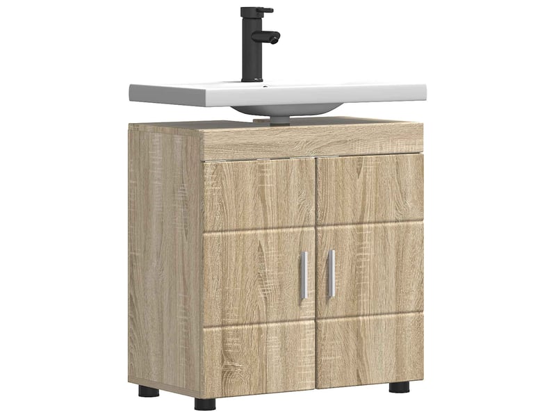  Ensemble d'armoire de salle de bain tulum chêne sonoma cf62981  - Conforama C