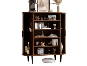 Buffet 2 porte(s)   <strong>MAISENTIEL</strong> <strong></strong> - 85 cm coloris naturel 