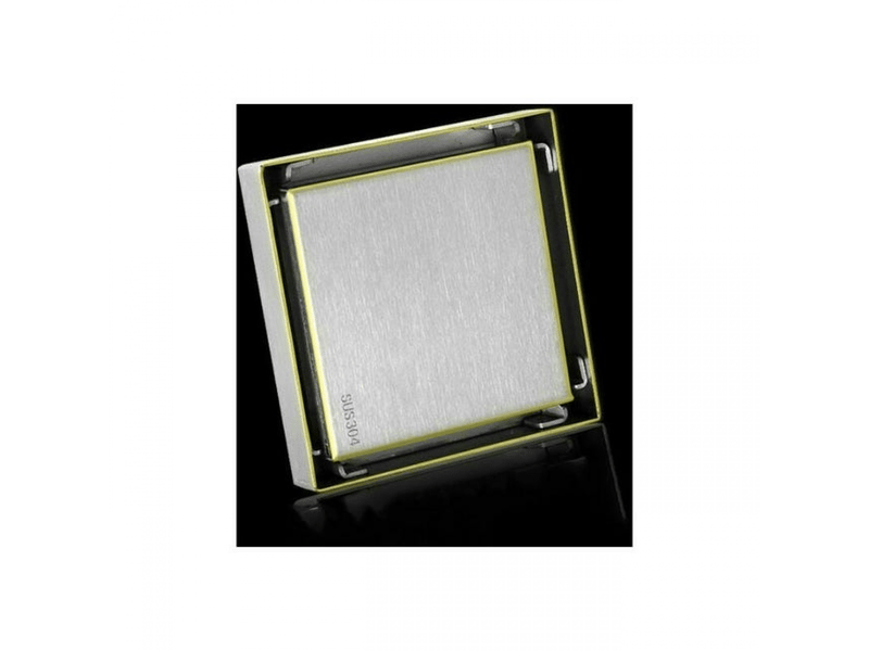  Siphon de sol invisible en acier inoxydable 304 drain de sol déodorant épaissi carré 1010cm  - Conforama C