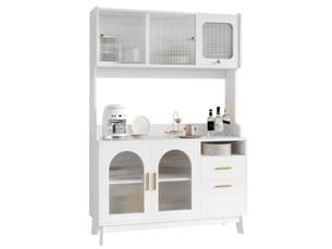 Buffet    <strong>PANGIVO</strong> <strong>N634D0054W</strong> - 120 cm coloris blanc 