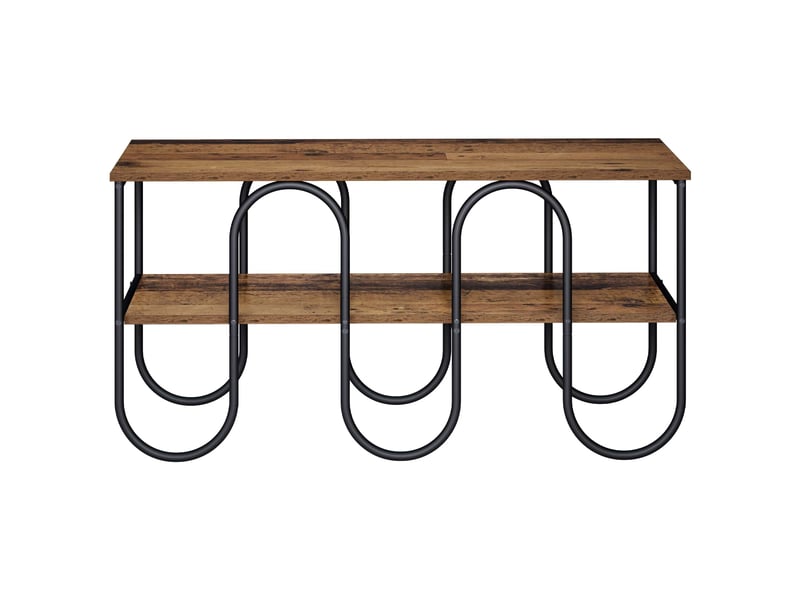  Meuble tv, table tv 100x40x50 cm bois ancien bois d'ingénierie  - Conforama C