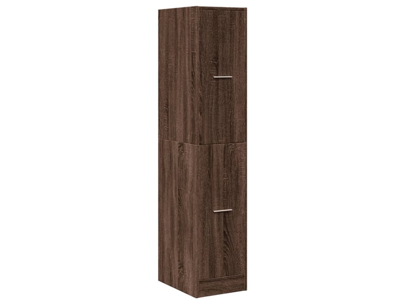  Armoire apothicaire chêne marron 30x41x144,5 cm bois ingénierie  - Conforama D