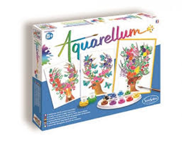  Aquarellum gm les cerfs enchantes 6396 - Conforama A