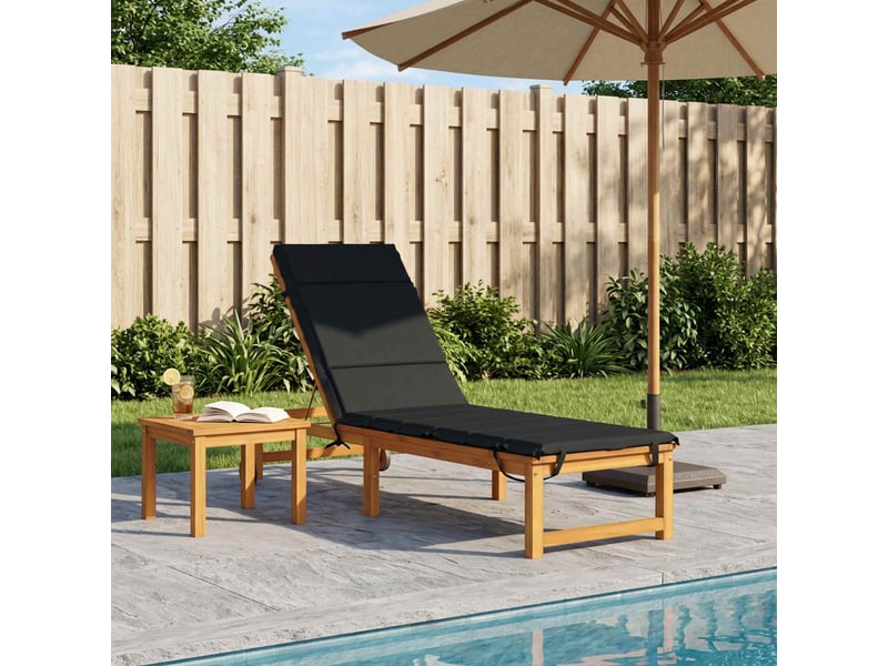 Coussin de transat, coussin pour bain de soleil gemert 100 % polyester bleu foncé cf56130 - Conforama B