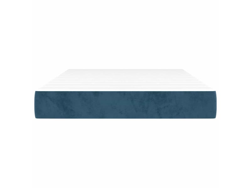 Matelas de lit à ressorts ensachés fermeté moyenne bleu foncé 120x200x20 cm - Conforama C