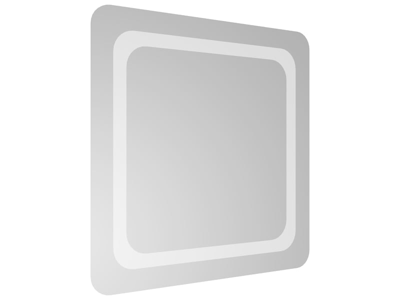  Miroir de salle de bain, miroir de toilette led transparent 50 x 50 cm verre trempé cf62587  - Conforama D