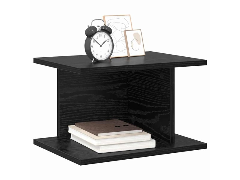  Table de chevet - cabinet de chevet - table de nuit chêne noir 40 x 30 x 25 cm bois d'ingénierie  - Conforama B