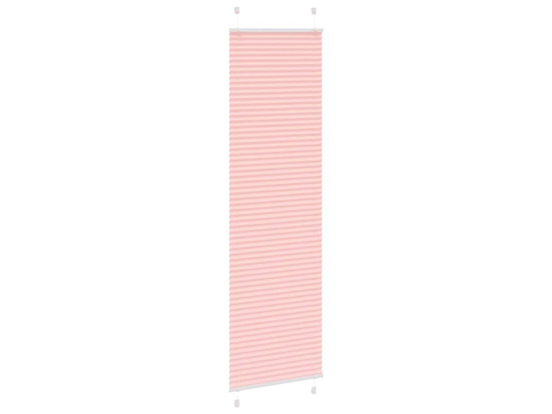  Store plissé, store de fenêtre rose 55x200 cm largeur du tissu 54,4 cm polyester cf46993  - Conforama C