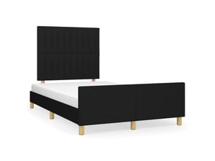 Lit 2 places 120x190cm    coloris noir