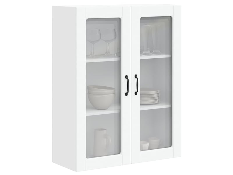  Meuble mural de cuisine | armoire de cuisine blanc 80x31x100cm shl2165  - Conforama C