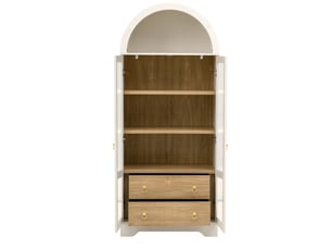 Buffet 2 porte(s) 2 tiroir(s) <strong>WISHDOR</strong> <strong></strong> - 76.2 cm coloris blanc