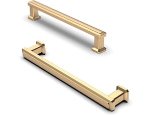 10 pièces de boutons de porte pour meubles, distance de 128 mm, couleur bronze champagne