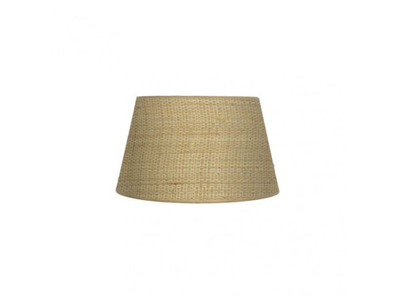  Abat-jour conique ouvert fabrilamp salma naturel, e27, ø 30 cm, h 17 cm 178313086 - Conforama A