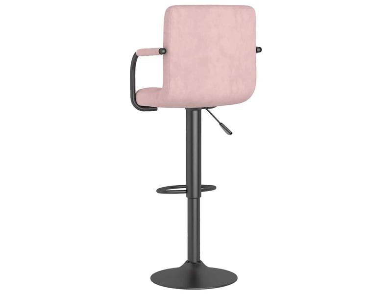  Tabouret de bar, chaise de bar rose velours shl23462  - Conforama E