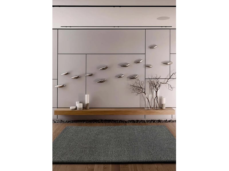  Tapis atticgo catay rectangulaire antracite - 100% polypropylène heat-set frisé CATAY8507 - Conforama B