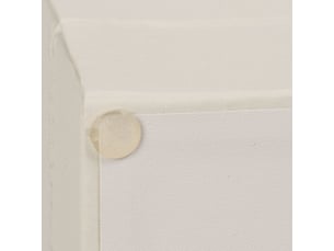 Boîte de rangement pour lunettes 8 paires 8,5 x 33,5 x 24,5 cm design élégant protection en mdf crème 13_0016031