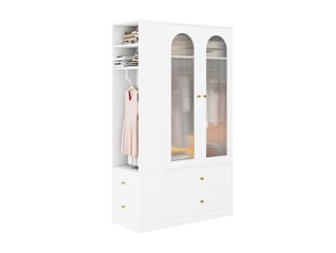 Porte armoire battante <strong></strong> <strong></strong> coloris blanc largeur 120 cm