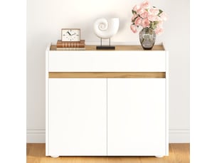 Bibliotheque coloris blanc 1 étagère(s) <strong>ELVMI</strong> <strong></strong> - 80 cm x 70 cm