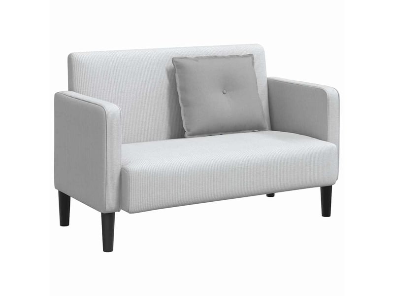  Coussin de dos, coussin de dossier gris nuage 60 x 19 x 50 cm tissu cf54744  - Conforama C