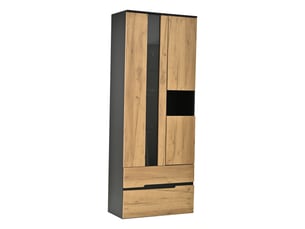 Vitrine coloris bicolore 2 étagère(s) <strong>BIQZUYA</strong> <strong></strong> - 70 cmx180 cm