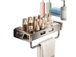 Étagère d'organisateur pour douche, porte-organisation de douche, étagères de rangement de douche avec aspiration, salle de sans