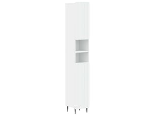 Colonne de salle de bain avec étagère ouverte zwolle blanc