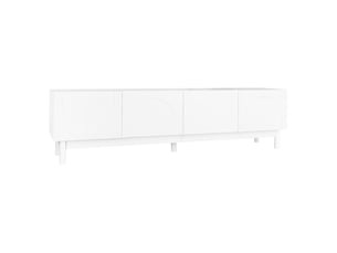 Meuble tv coloris blanc 98 cm SOGEU  