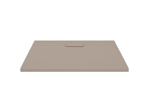 Receveur de douche base de douche bac de douche réceptacle de douche salle de bain toilette salle d’eau maison intérieur smc 90 x 80 cm marron 02_0001966