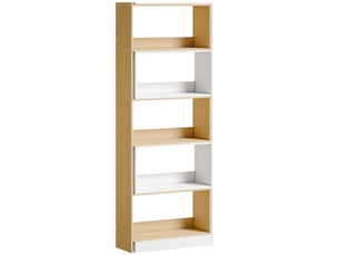Bibliotheque coloris  bicolore 5 étagère(s) <strong>DESMIU</strong> <strong></strong> - 23.8 cm x 163.7 cm