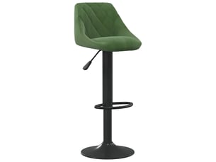 Tabouret de bar, chaise de bar vert foncé velours shl80515