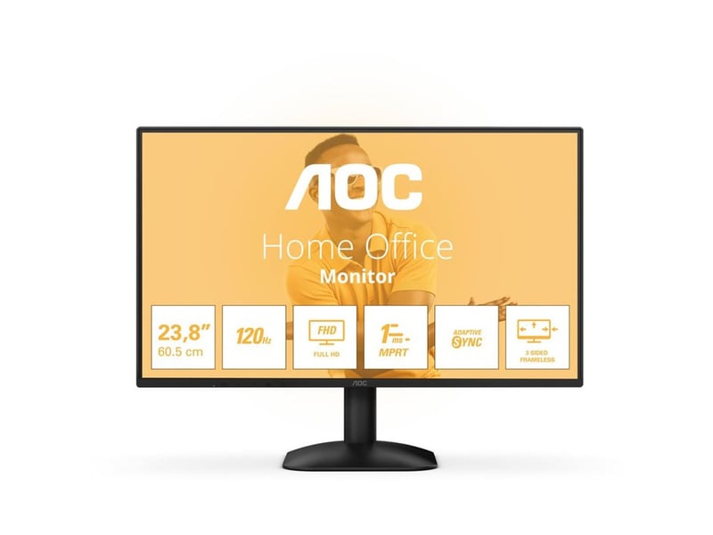 Ecran aoc 24b31h 23.8 full hd ips 120hz adaptive sync hdmi vga noir 24B31H