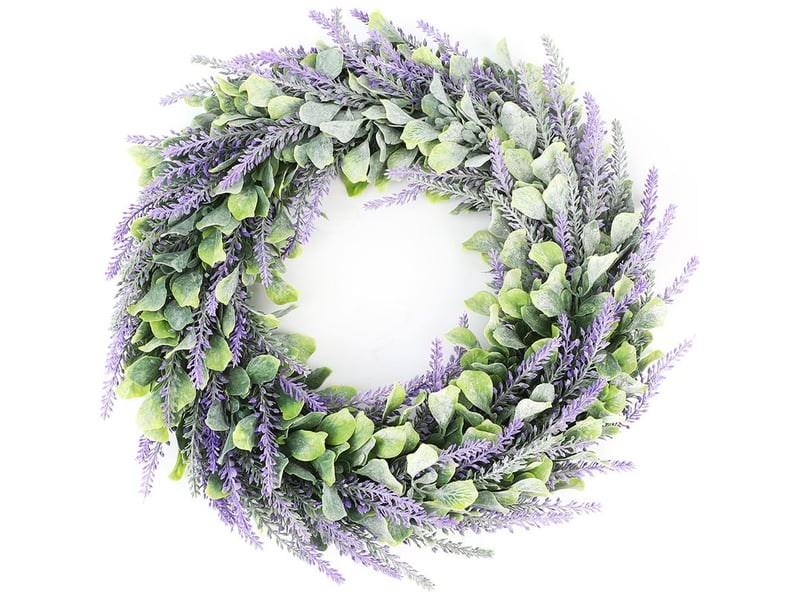  Couronne de fleurs de lavande artificielle pour porte - décoration de mariage et fenêtre  - Conforama B