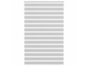 Store zèbre, store de fenêtre gris clair largeur du tissu 145,9 cm polyester cf48474