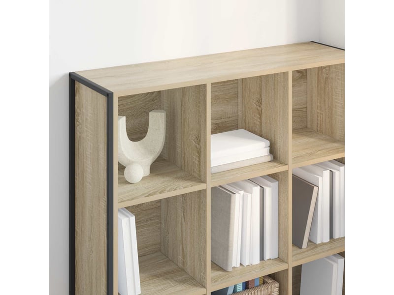  Bibliothèque, armoire à livres 99,5 x 30 x 108 cm bois d'ingénierie sonoma  - Conforama D
