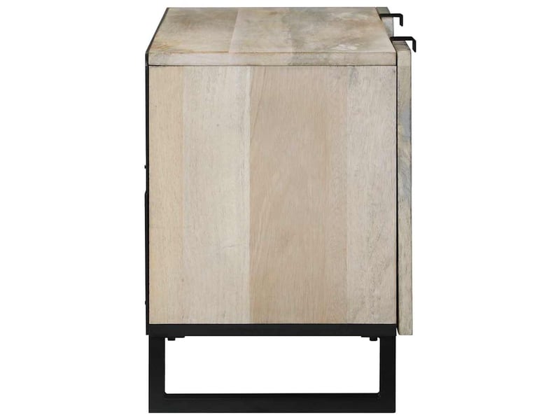  Meuble tv - unites tv 105 x 33 x 46 cm blanc bois d'ingénierie  - Conforama D
