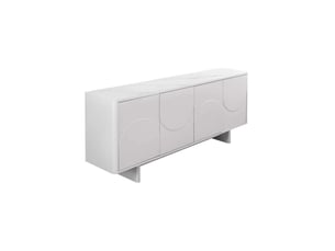 Buffet 4 porte(s)   MEUBLORAMA  - 180 cm coloris blanc 