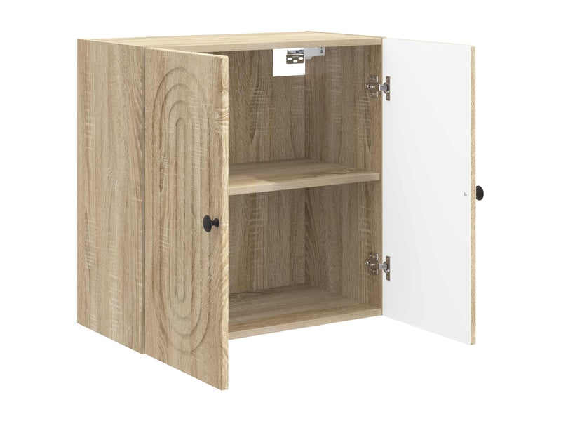  Armoire murale salon chêne sonoma 59x31x60cm bois d'ingénierie shl4522  - Conforama C