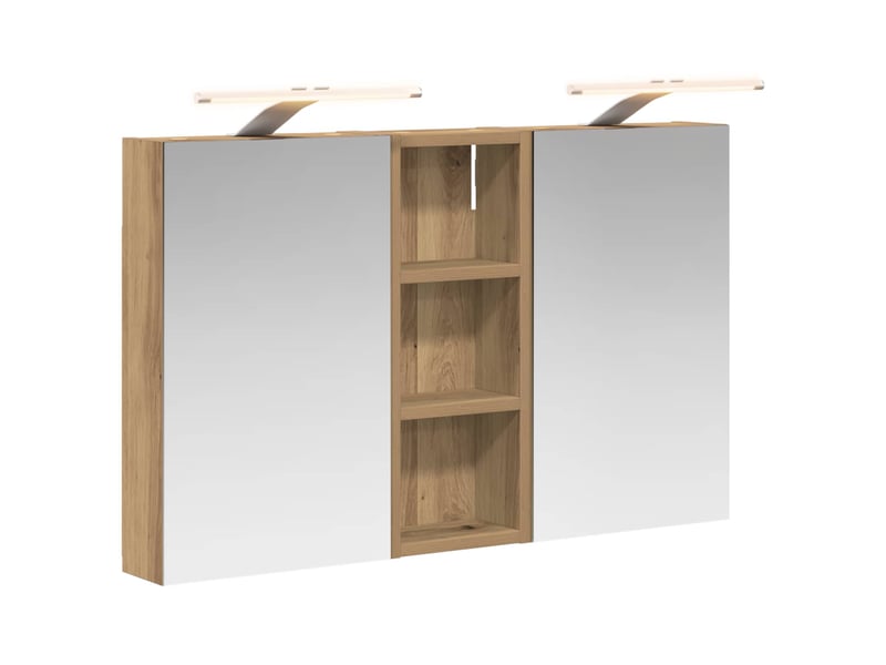  Ensemble de meubles de salle de bain 3 pcs 80x10.5x50 cm shl8591  - Conforama A