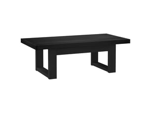 Table basse rectangulaire coloris noir  