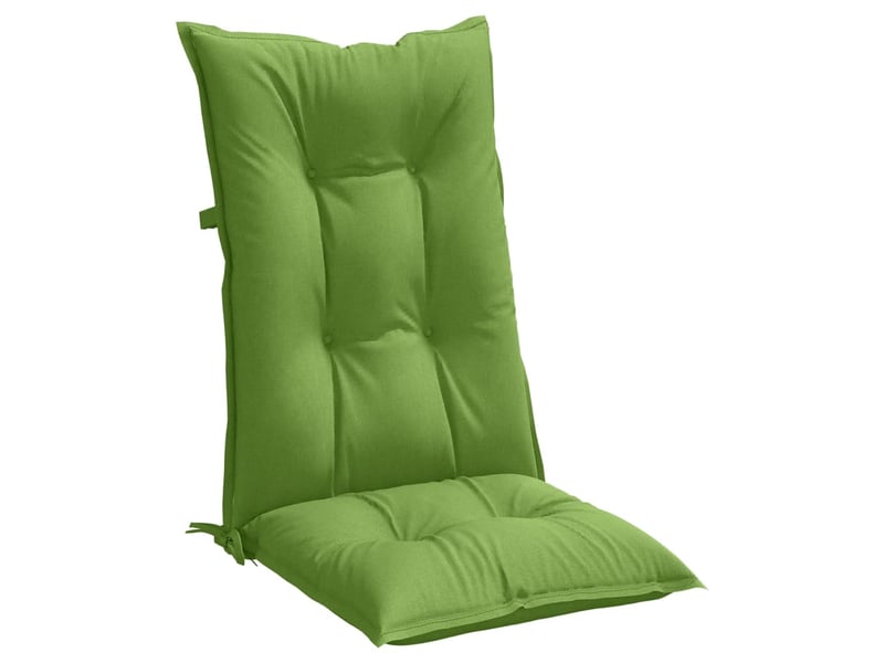 Lot de 6 coussins de chaise à dossier haut vert mélangé tissu cf32744 - Conforama E